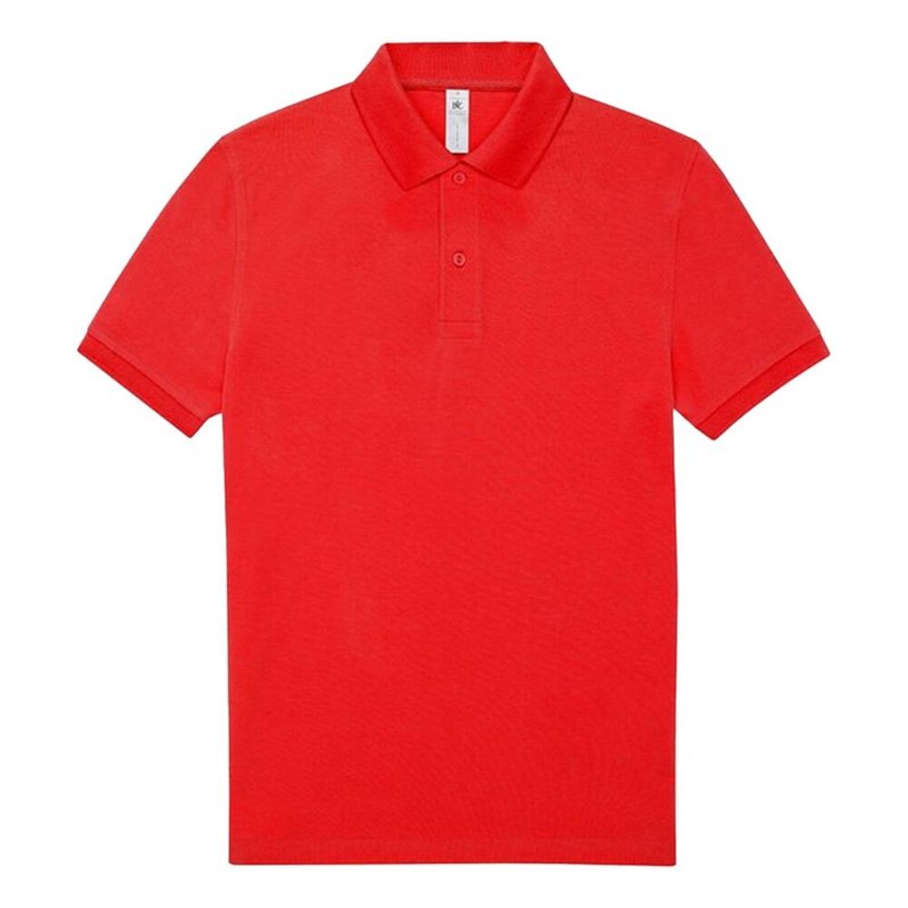 B&C Mens Polo Shirt / Red